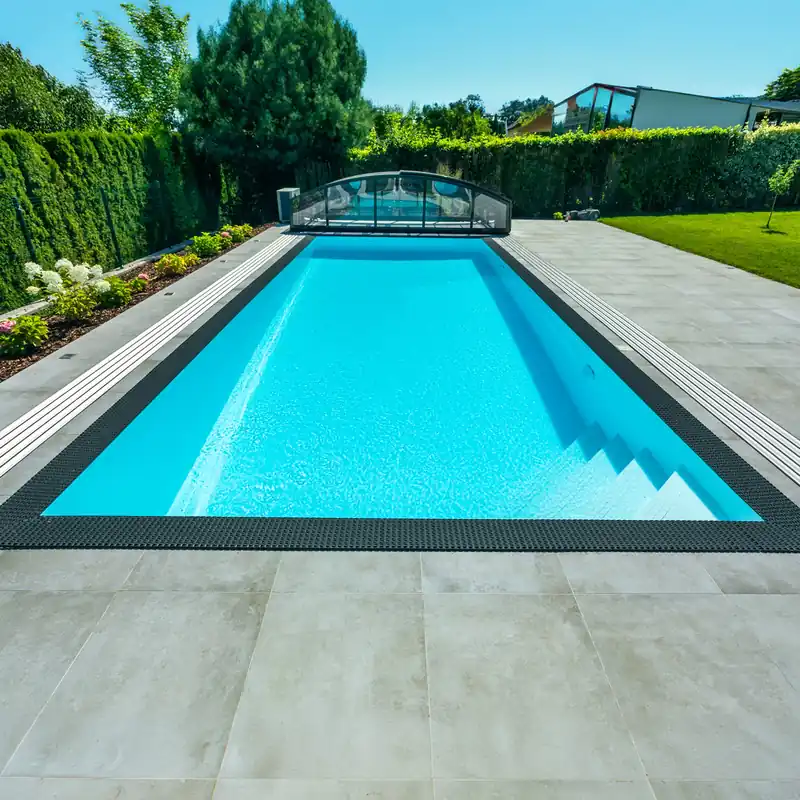 Polypropylenpool QBIG Überlauf, 500 x 300 x 120 cm, Pool-Set Super-Preis